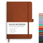 RETTACY Lined Journal Notebook, 192 Numbered Pages, A5 Size (5.7'' x 8.3'')