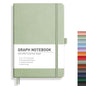 RETTACY Lined Journal Notebook, 192 Numbered Pages, A5 Size (5.7'' x 8.3'')