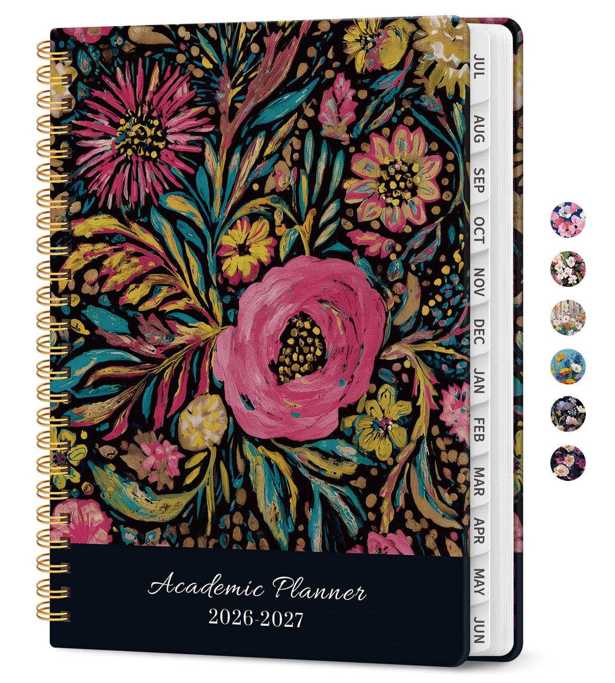 Planner 2026-2027, Jul 2026-Jun 2027 Academic Monthly & Weekly Planner