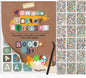 2000Pcs Vintage Letter Stickers Book, Scrapbook Supplies for Journaling DIY