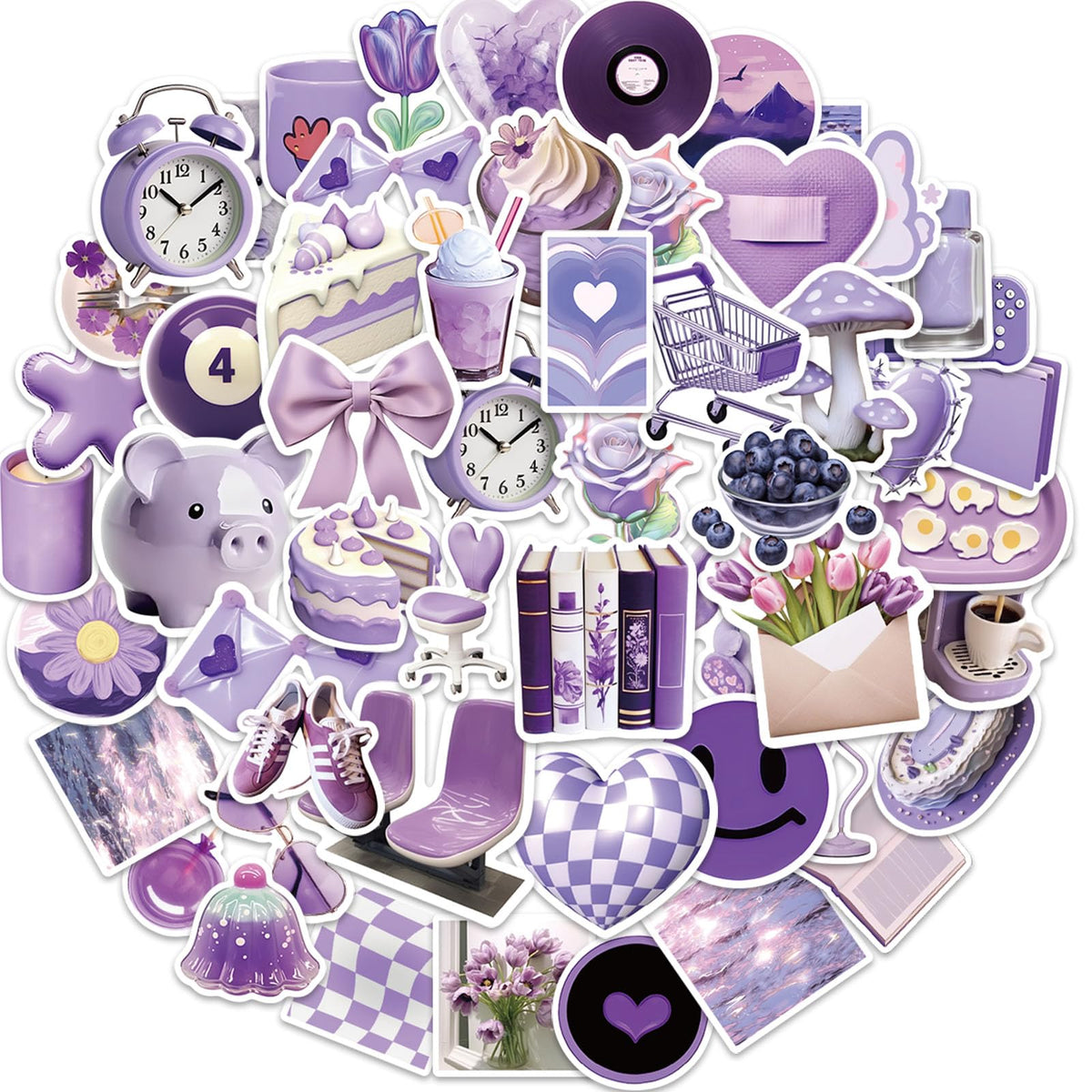 Aesthetic Downtown Girls Stickers Pack Trendy Y2K Stickers(50)