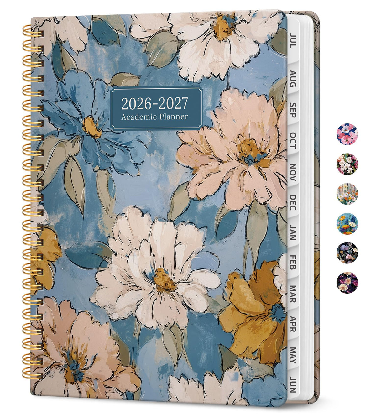Planner 2026-2027, Jul 2026-Jun 2027 Academic Monthly & Weekly Planner