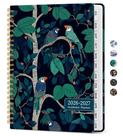 Planner 2026-2027, Jul 2026-Jun 2027 Academic Monthly & Weekly Planner