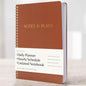 Beautiful Daily Planner And Notebook With Hourly Schedule - Spiral Notebook