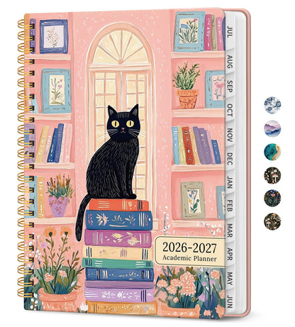 Planner 2026-2027, Jul 2026-Jun 2027 Academic Monthly & Weekly Planner