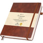 Classic Lined Journal Notebook 8.5x11" A4 Hardcover Leather - Brown Journal