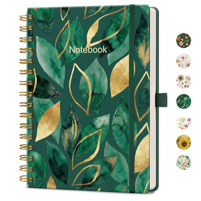 AHGXG Spiral Journal Notebook, 160 Lined Pages, A5 Size (5.7'' x 8.3'')