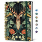 Taja Pretty Spiral Journal for Women, Lined Hardcover Notebook, 6" x 8"