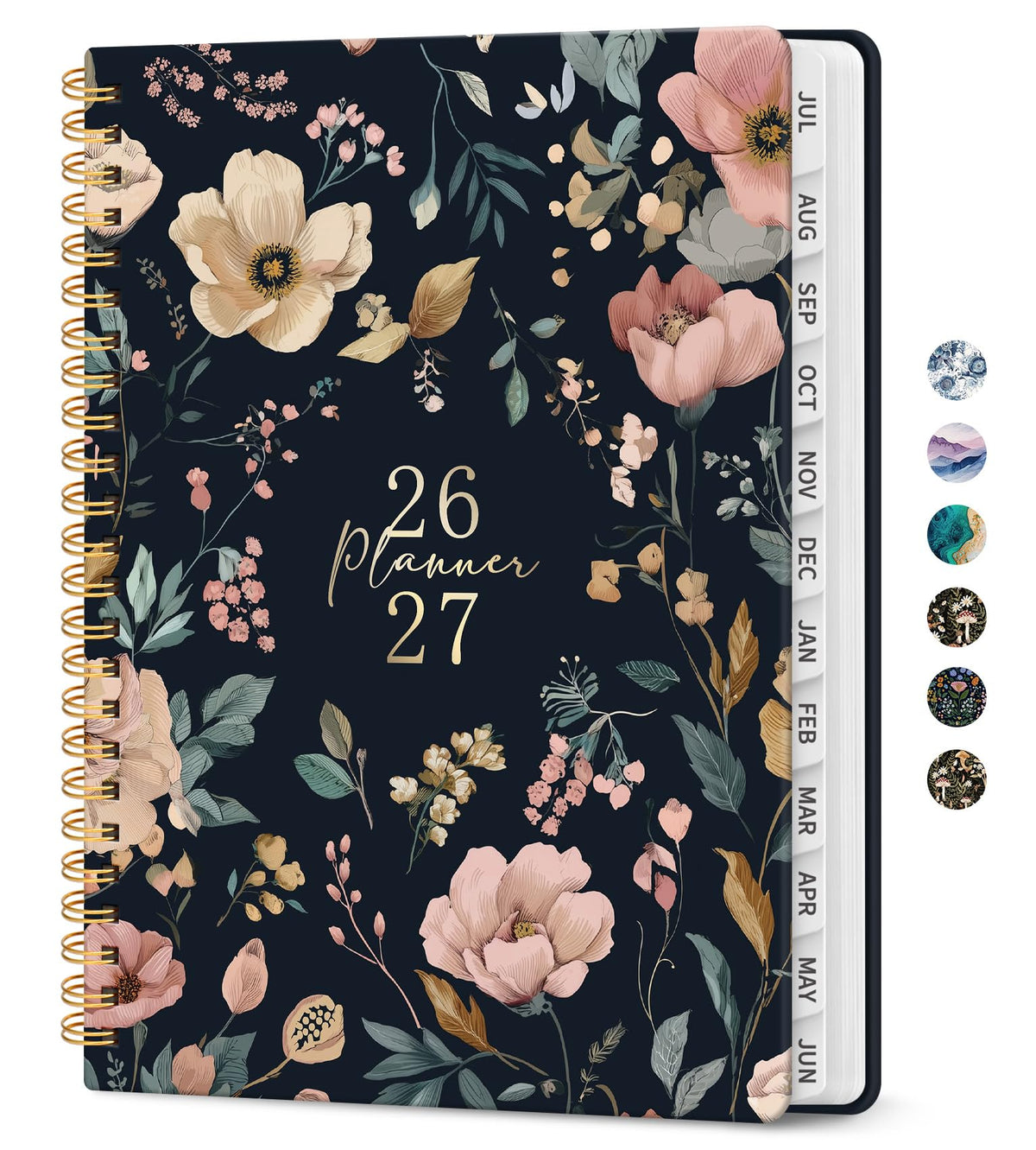 Planner 2026-2027, Jul 2026-Jun 2027 Academic Monthly & Weekly Planner