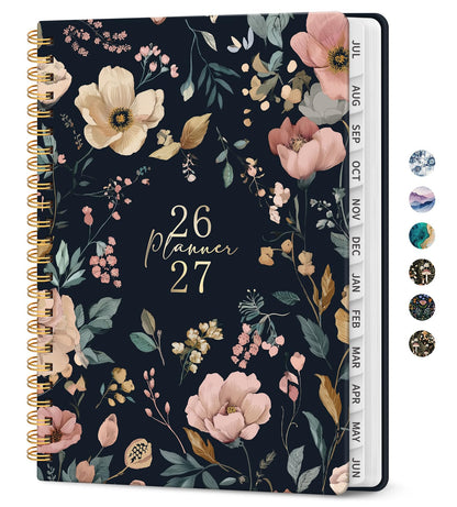 Planner 2026-2027, Jul 2026-Jun 2027 Academic Monthly & Weekly Planner