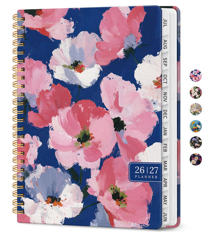 Planner 2026-2027, Jul 2026-Jun 2027 Academic Monthly & Weekly Planner