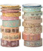 Mr. Pen- Washi Tape Set, 21 Rolls, Assorted Sizes, Floral