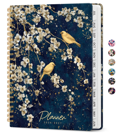 Planner 2026-2027, Jul 2026-Jun 2027 Academic Monthly & Weekly Planner