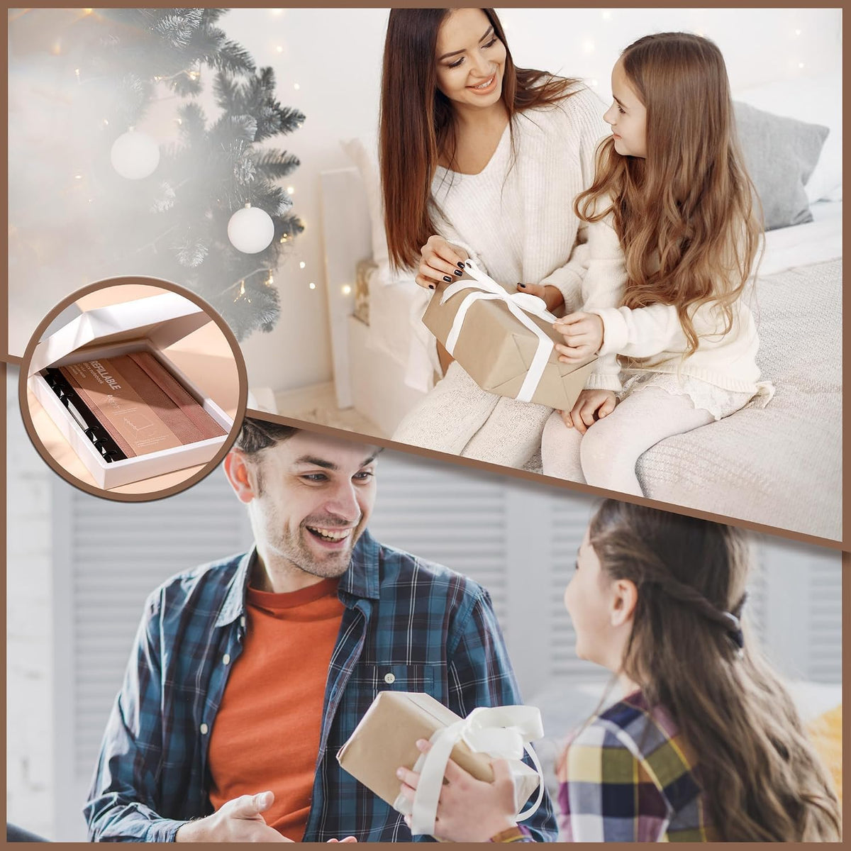 Yoment Refillable Journal Notebooks for Work, Journal for Women Men,Pink