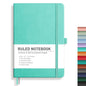 RETTACY Lined Journal Notebook, 192 Numbered Pages, A5 Size (5.7'' x 8.3'')