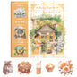 Life's Little Scenes Series Sticker Scrapbooking Supplies for Junk Journal, 24 Sheets PET Stickers - Vintage Journaling Stickers