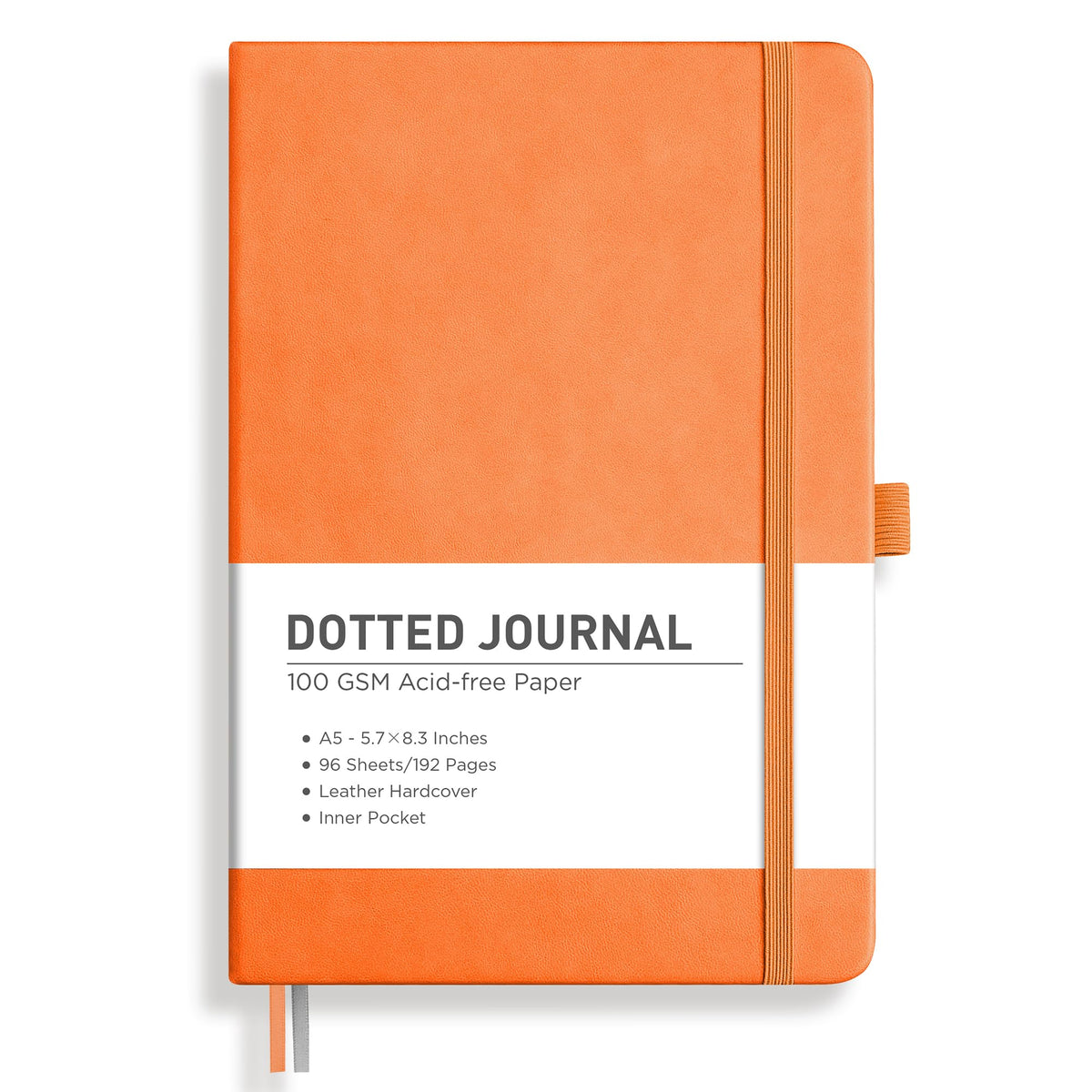 RETTACY Lined Journal Notebook, 192 Numbered Pages, A5 Size (5.7'' x 8.3'')