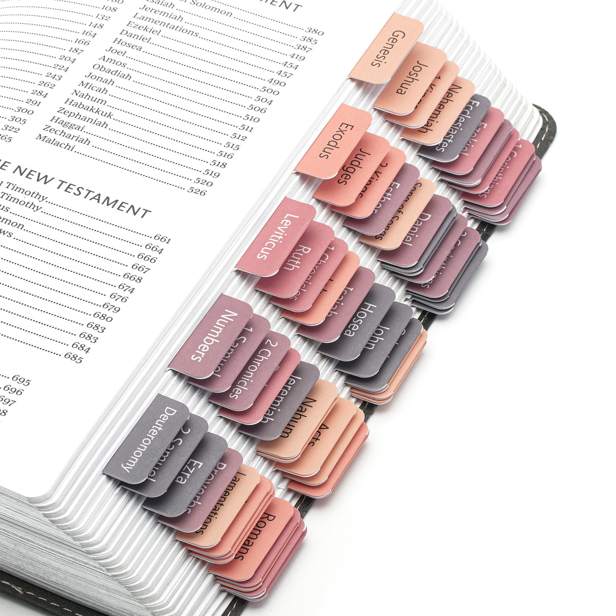 Mr. Pen- Bible Tabs, 75 Tabs, 2 Bookmarks, Boho Style