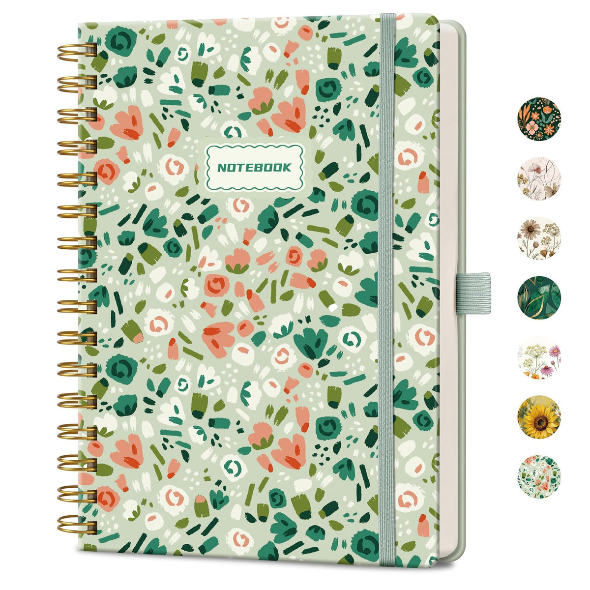 AHGXG Spiral Journal Notebook, 160 Lined Pages, A5 Size (5.7'' x 8.3'')
