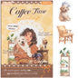 Life's Little Scenes Series Sticker Scrapbooking Supplies for Junk Journal, 24 Sheets PET Stickers - Vintage Journaling Stickers