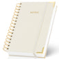 Aesthetic Thick Spiral Notebook Journal For Women in B5 - Linen Hardcover