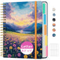 Taja Large Spiral Notebooks for Work 5 Subject with Removable Dividers