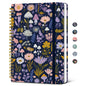 Taja Lined Spiral Journal Notebook for Women, Pretty College Ruled Notebook for Work & Note Taking, A5 Hardcover Journal for Writing, Cute Aesthetic 140 Pages, Butterfly