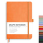RETTACY Lined Journal Notebook, 192 Numbered Pages, A5 Size (5.7'' x 8.3'')