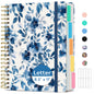 Taja Large Spiral Notebooks for Work 5 Subject with Removable Dividers