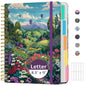 Taja Pretty Large Spiral Lined Notebook for Work with 5 Removable Dividers