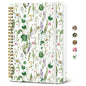 Taja Pretty Spiral Journal for Women, Lined Hardcover Notebook, 6" x 8"