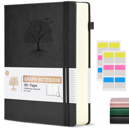 Lined Journal Notebook -365 Pages A5 Thick Journals for Writing Ruled Notebook, Hardcover Leather Journal for Women Men Daily Journal Notebook for Work, Note Taking, 100Gsm Lined Paper( 5.75'' X 8.38'' Green)