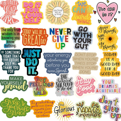 300PCS Motivational Inspirational Stickers for Scrapbook Planner Journaling