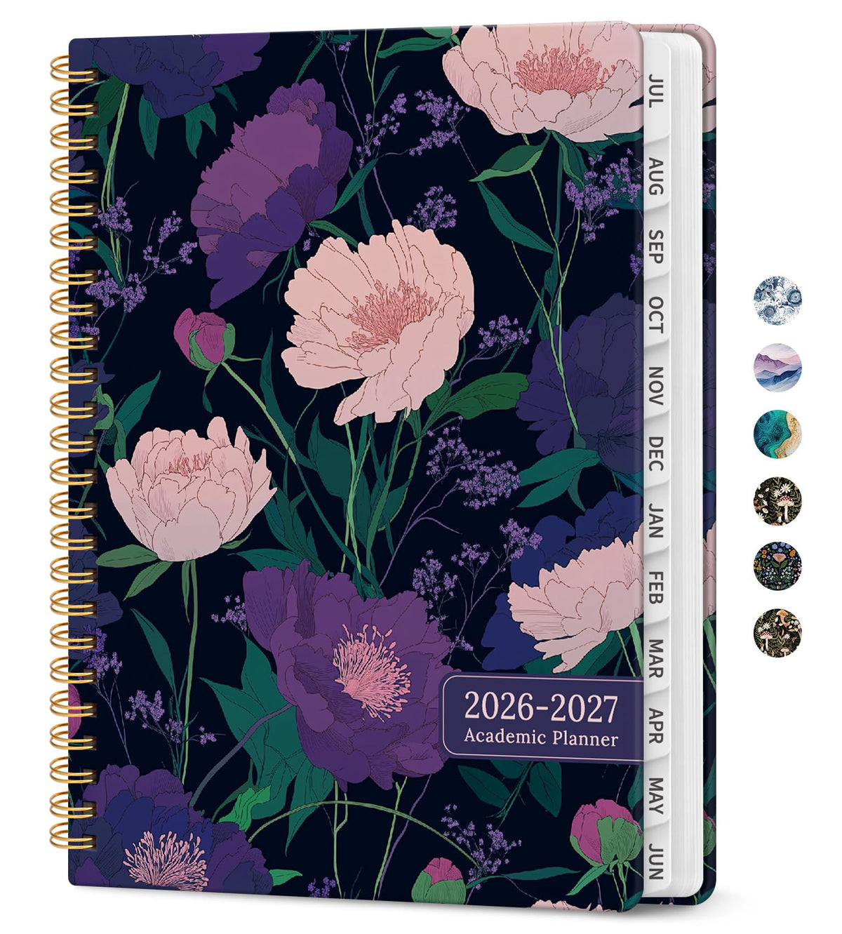 Planner 2026-2027, Jul 2026-Jun 2027 Academic Monthly & Weekly Planner