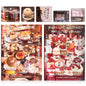 Life's Little Scenes Series Sticker Scrapbooking Supplies for Junk Journal, 24 Sheets PET Stickers - Vintage Journaling Stickers