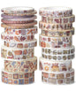Mr. Pen- Washi Tape Set, 21 Rolls, Assorted Sizes, Floral