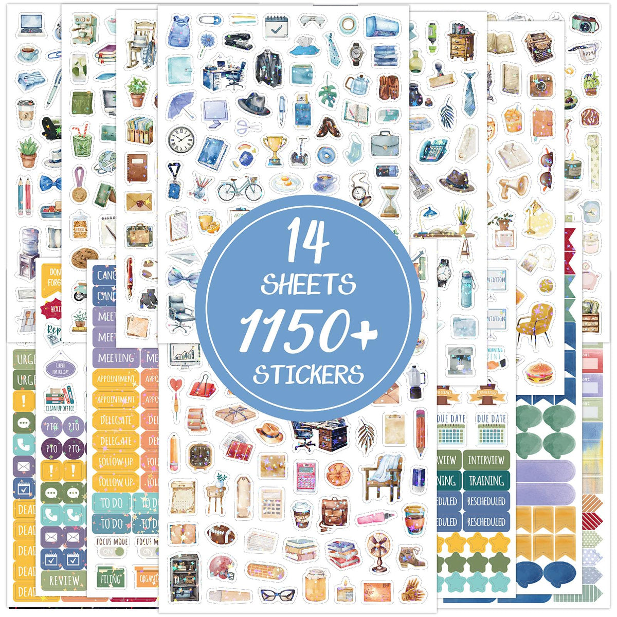 Transparent Flora Scrapbook Stickers Aesthetic Flowers Stickers(50)