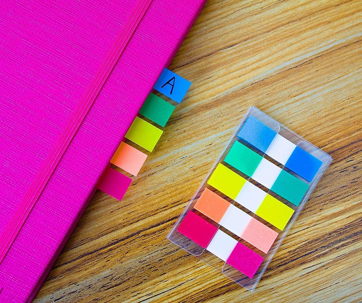 ELII 900 Pieces Tabs Sticky Index Tabs,1 Inch Book Tabs Writable
