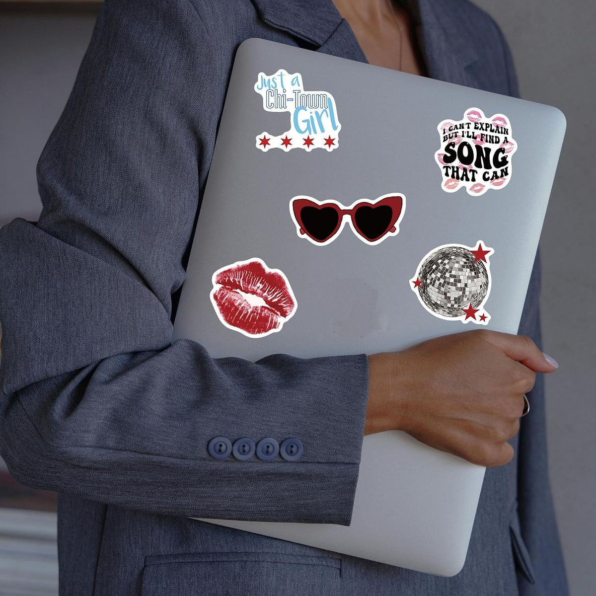 Aesthetic Downtown Girls Stickers Pack Trendy Y2K Stickers(50)