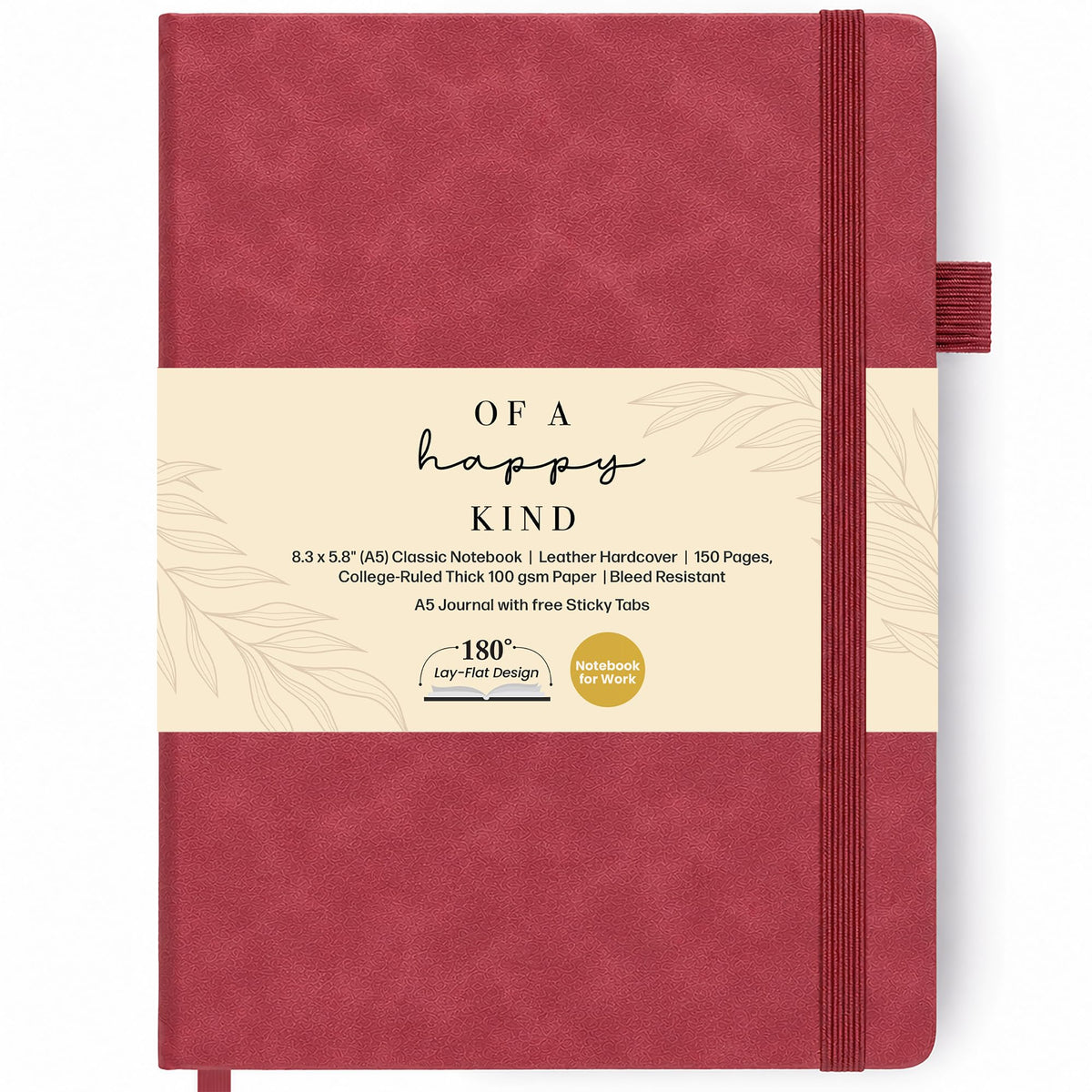 Classic Lined Journal Notebook 8.5x11" A4 Hardcover Leather - Brown Journal