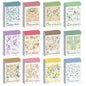 12 Sets 600 Sheets Washi Stickers for Journaling, Boho, Abstract, Vintage Scrapbook Sticker Set for Bullet Journal Art Diary Card Craft Gifts Planner Notebook