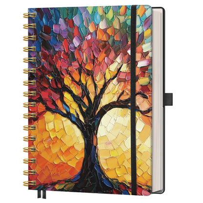 AHGXG Spiral Journal Notebook, 160 Lined Pages, A5 Size (5.7'' x 8.3'')