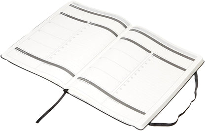 Amazon Basics(6 Months)Undated Planner - 8.5 Inch x 11 Inch, Soft Cover