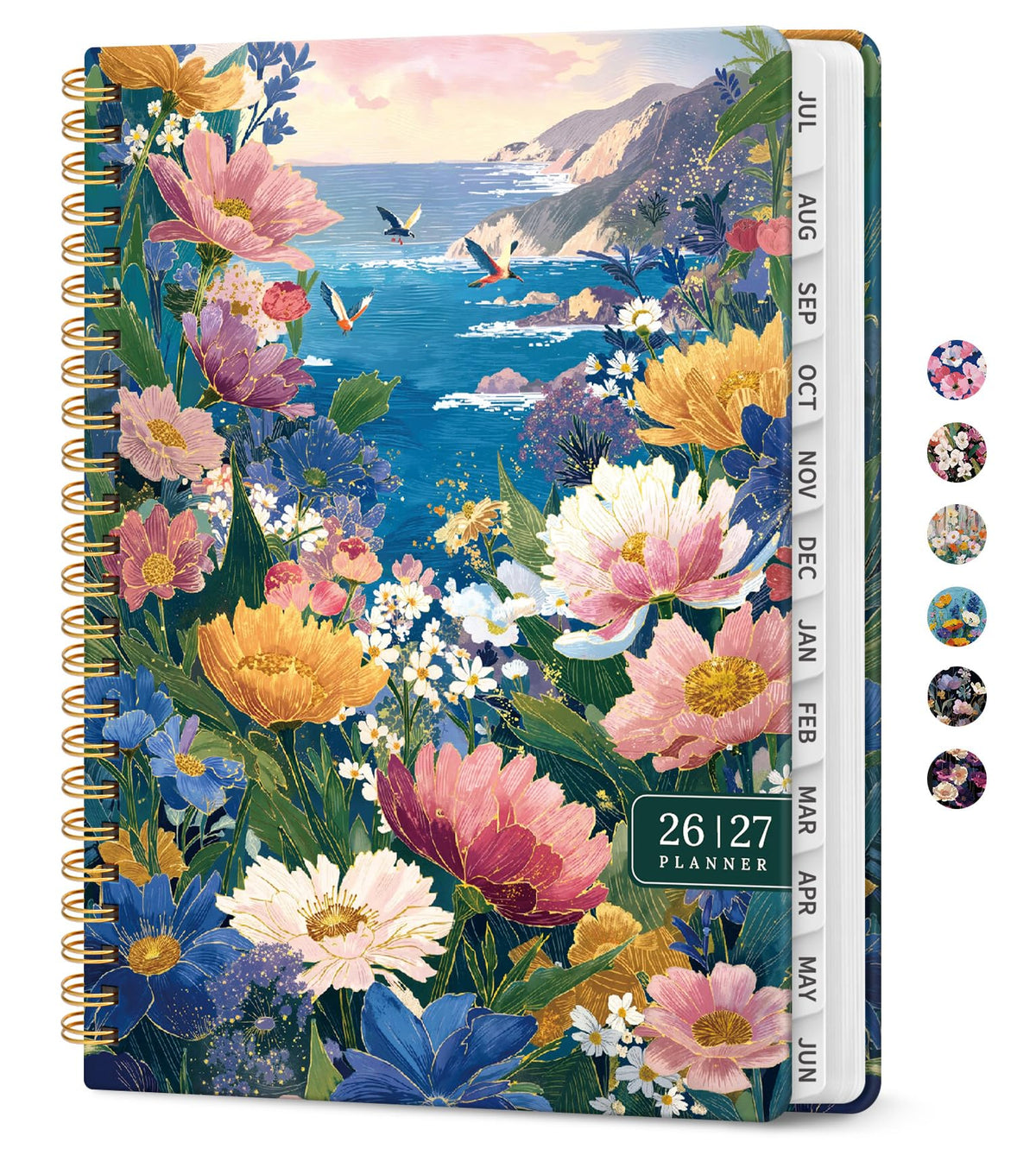 Planner 2026-2027, Jul 2026-Jun 2027 Academic Monthly & Weekly Planner
