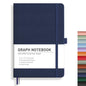 RETTACY Lined Journal Notebook, 192 Numbered Pages, A5 Size (5.7'' x 8.3'')