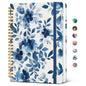 Taja Pretty Spiral Journal for Women, Lined Hardcover Notebook, 6" x 8"