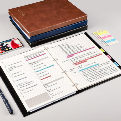 EMSHOI Undated Hourly Daily Planner, 240 Pages, A4 Size (9.2" x 12")