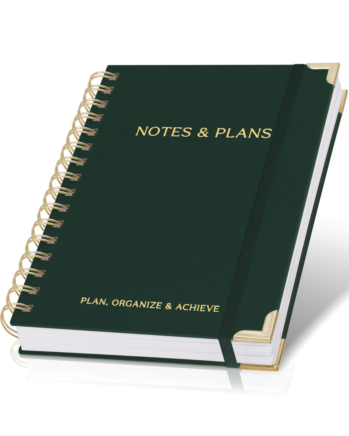 ZICOTO Aesthetic Daily Planner And Spiral Notebook With Hourly Schedule