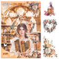 Life's Little Scenes Series Sticker Scrapbooking Supplies for Junk Journal, 24 Sheets PET Stickers - Vintage Journaling Stickers