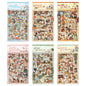Life's Little Scenes Series Sticker Scrapbooking Supplies for Junk Journal, 24 Sheets PET Stickers - Vintage Journaling Stickers